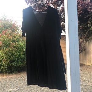 Black Wrap dress